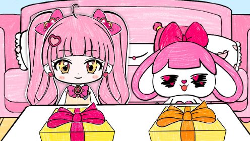 公主派对,伶伶精心装扮错过派对时间01:55悦悦的专属游泳池大功告成01