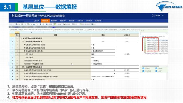 2021年度行政事业单位内部控制报告编报口径及系统操作培训