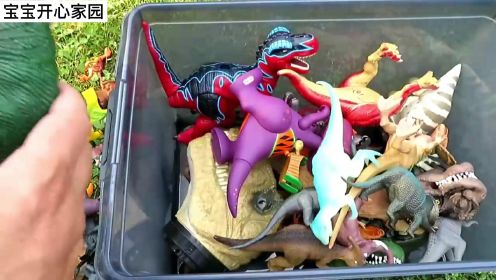 恐龙乐园系列：一整箱子恐龙玩具 侏罗纪公园 恐龙大集合喽！