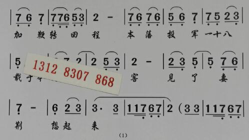 峰山疊疊(許雲波)《薛仁貴回窯》潮劇唱段曲譜大全文歌詞戲曲精品簡譜