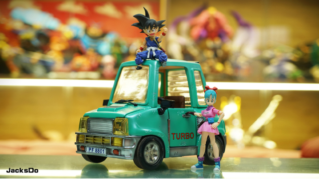 jacksdo dbz 布尔玛汽车gk(车灯可亮)