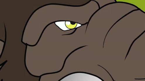 哥斯拉动画系列：史前猛犸象复活，在怪兽世界横行霸道，机械哥斯拉都不是对手！