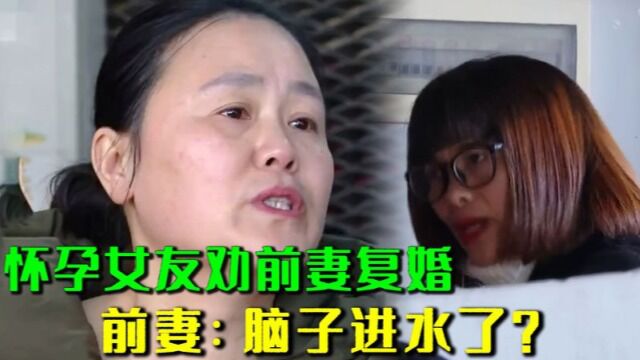 千万家产都给了前妻,怀孕女友劝男友复婚,前妻:脑子进水了?