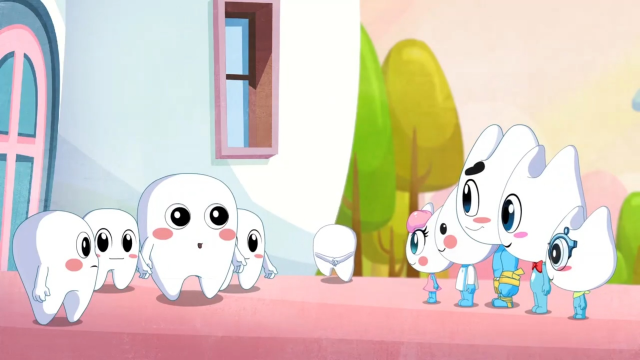 牙牙精灵战队:如果不好好保护牙,牙齿就会有危险,牙牙精灵都帮不了你
