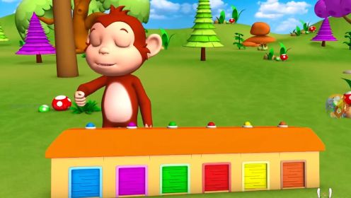 幼儿早教系列：大猩猩和有趣的猴子！