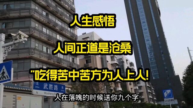 人生感悟 ,人间正道是沧桑 \