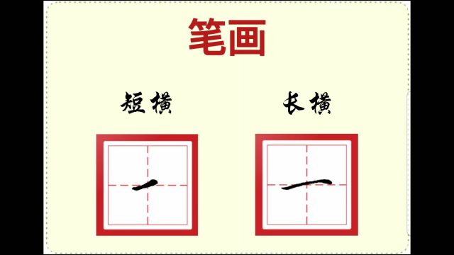 硬笔楷书笔画篇2“横”的书写技法演示