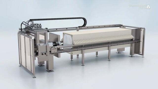 Strassburger FilterThe cleaning system for pharmaceutical filter presses