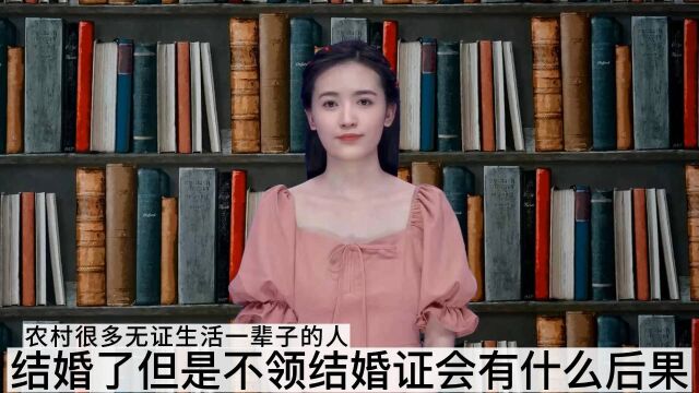 结婚后不领证有什么后果