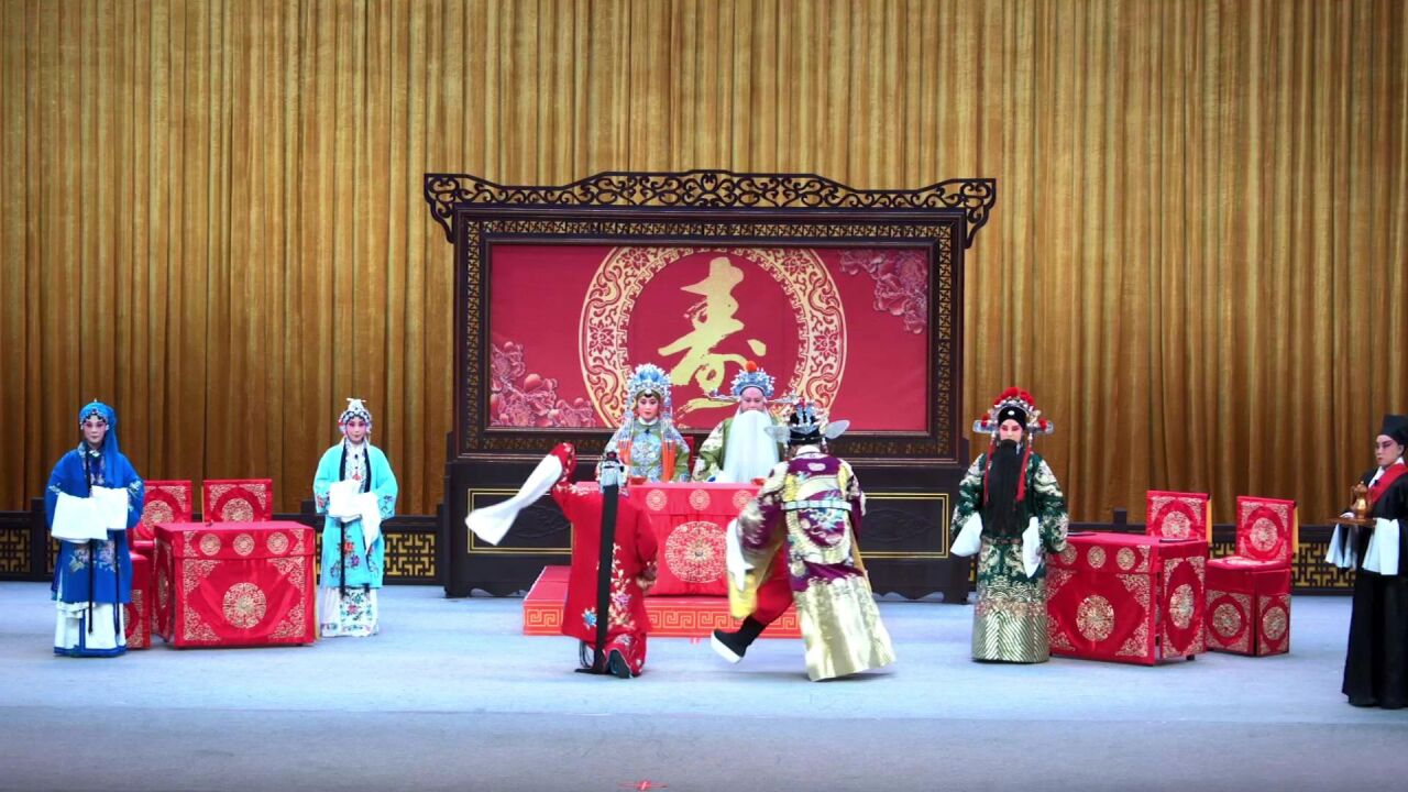 传统晋剧《算粮登殿》上_腾讯视频