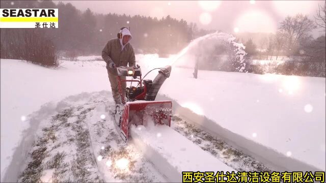 南昌除雪机 手扶式抛雪设备 旅游景区道路积雪清扫机械 高效除雪