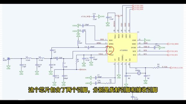 发射和接收两个引脚,共用一个天线和匹配电路,如何做阻抗匹配?发射引脚直接接电源如何理解?回答网友提出的两个问题