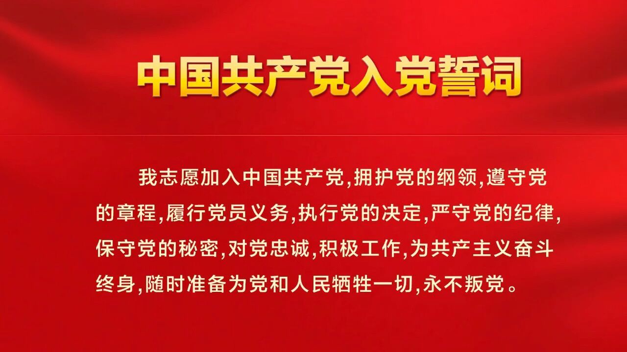 重温入党誓词恪守党员初心_高清1080P在线观看平台_腾讯视频
