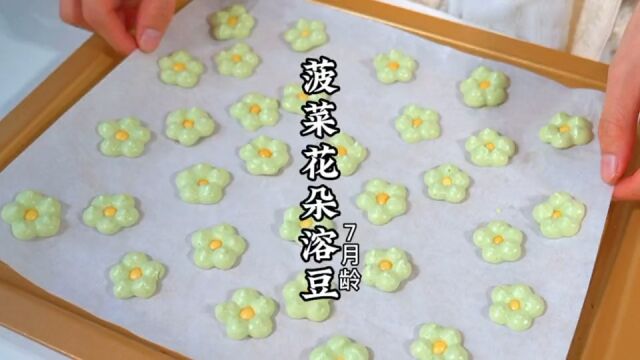 小宝宝也能吃的蔬菜溶豆,好吃又好看!