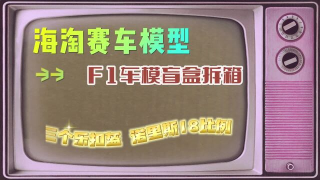 《海淘赛车模型》开箱第七期 三个乐扣头盔合成二级头 诺里斯18比例迷你切 老车手哈基宁