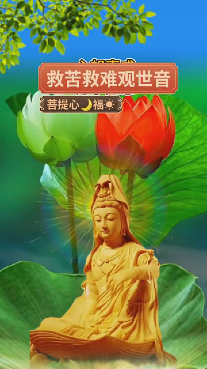 我佛慈悲普度众生 #菩萨保佑 #心存善念感恩一切,许个甜甜的心愿