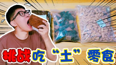 挑战吃"土"零食,酸枣面vs土炒馍,没想到最后真的吃土了