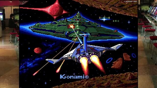 街机游戏宇宙巡航机一周目通关游戏视频!1985年,KONAMI#怀旧游戏 #街机游戏 #童年街机 #7080后的回忆