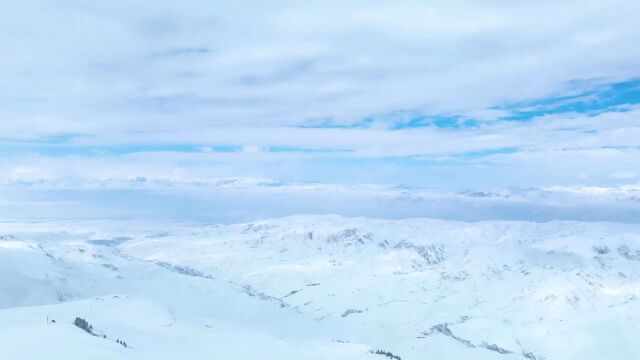 午FUN丨视觉享受!喀拉峻雪原浮云悠悠天地绝色