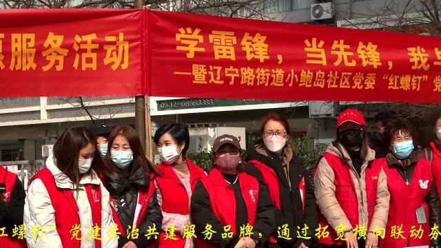 小鲍岛社区:党建引领 广泛参与 学雷锋 争先锋 我与城市共提升