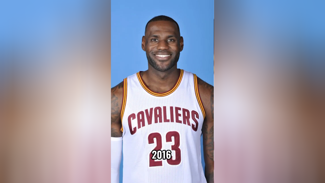 詹姆斯职业生涯定妆照变化全纪录