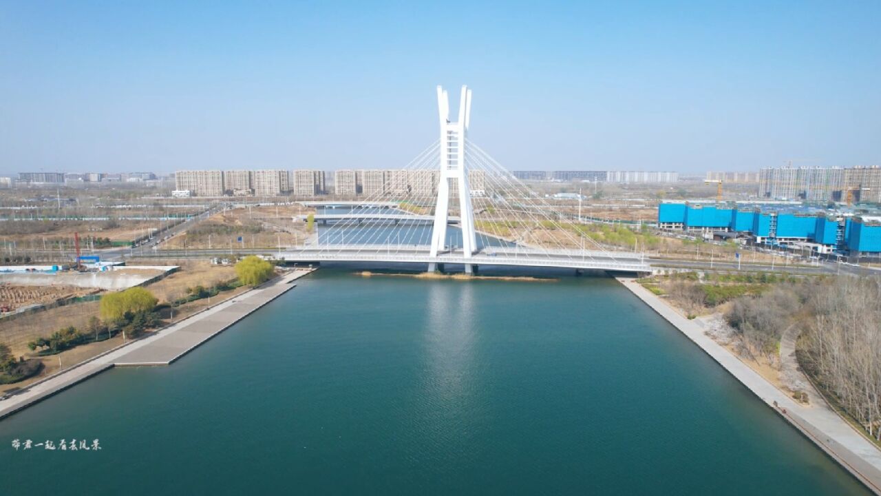 郑州郑东新区贾鲁河美景