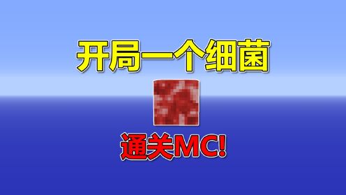 我的世界：开局一个细菌块？通关MC！