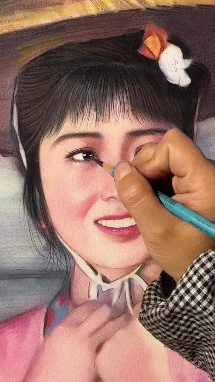 画了5200分钟终于画了,致敬永远的刘三姐#画画