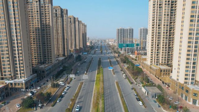 郑州市中牟解放路美丽街景