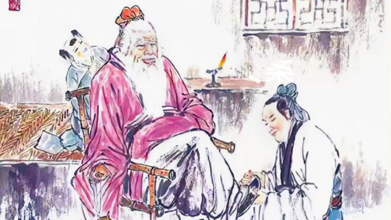 感恩老父亲,孝行天下#父爱如山 #父亲 #古画会唱歌 #父亲节