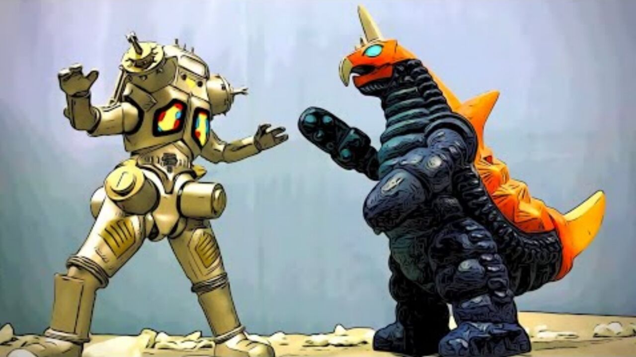 奥特曼动画:怪兽大战 机械怪兽对战超兽!