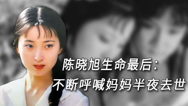 陈晓旭生命最后:不断呼喊妈妈,42岁香消玉殒