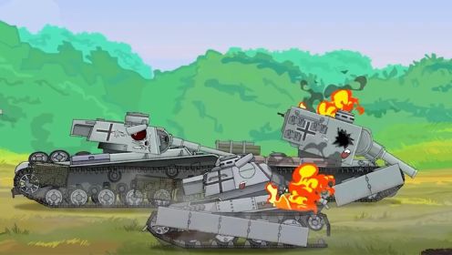 坦克动画，苏军坦克英雄费多尔，大战德军狂热坦克军团，夺取阵地