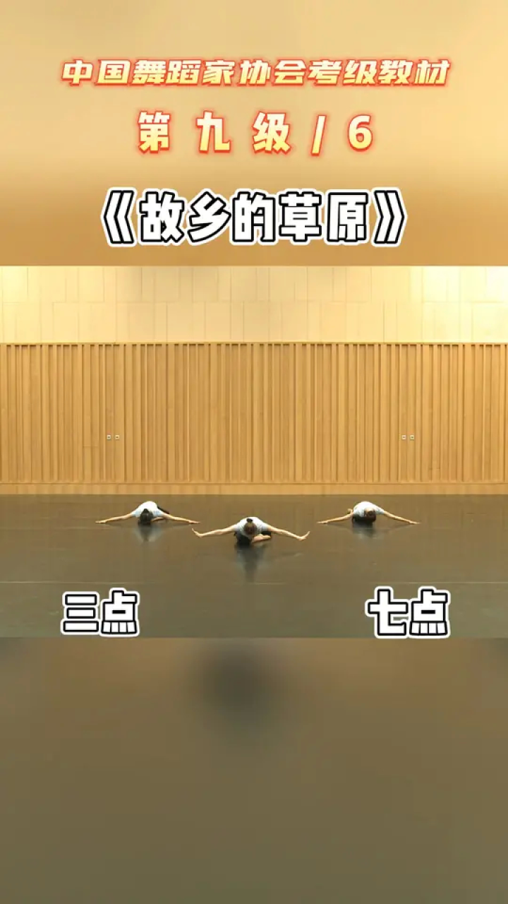 中国舞蹈家协会少儿舞蹈考级9级《故乡的草原》9-6#中国舞协考级