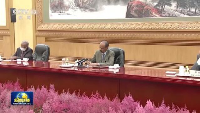 习近平同厄立特里亚总统伊萨亚斯举行会谈