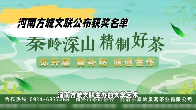 河南方城文联公布获奖名单,多篇获奖文为同一作者.