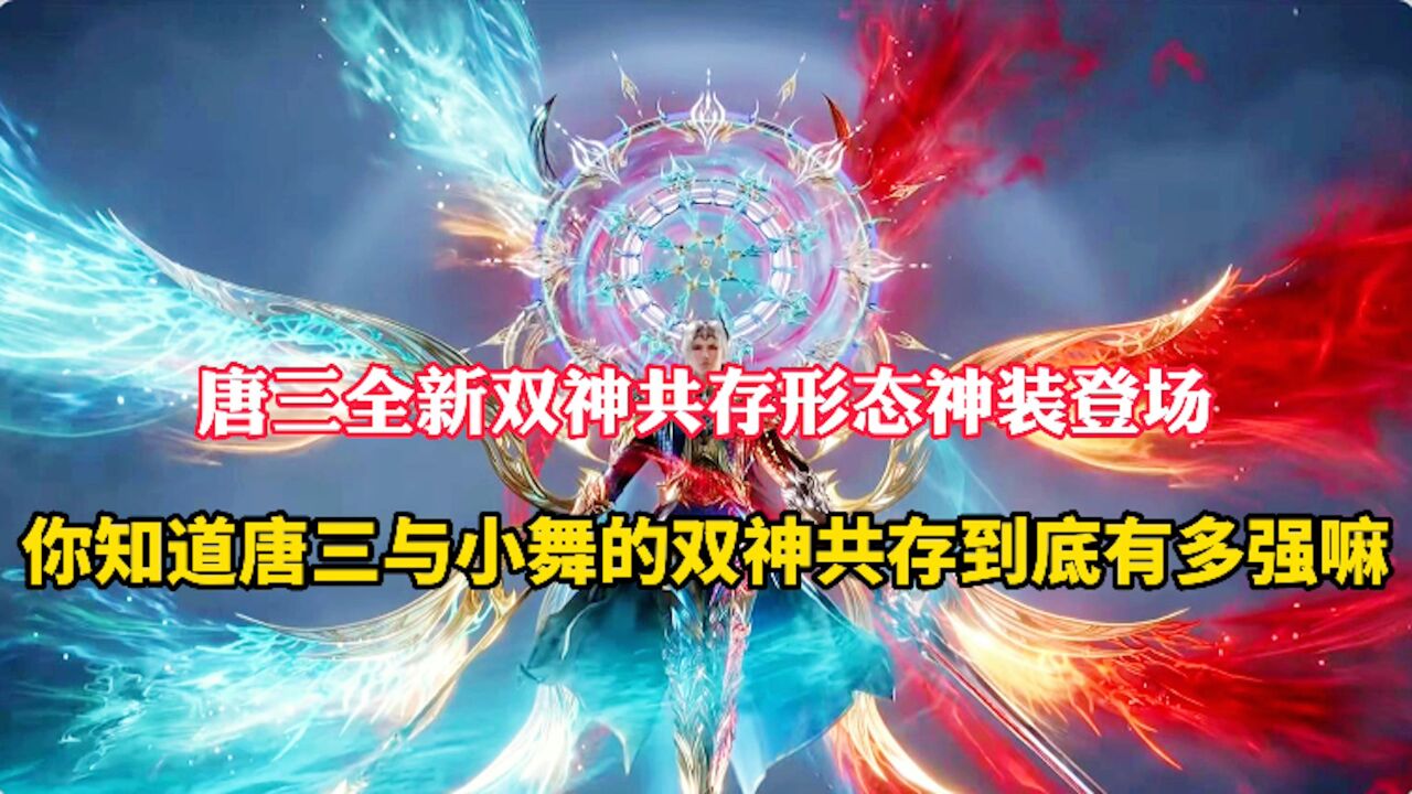 斗罗大陆:唐三双神共存形态神装登场,那他和小舞的双神共存到底有多强呢_腾讯视频