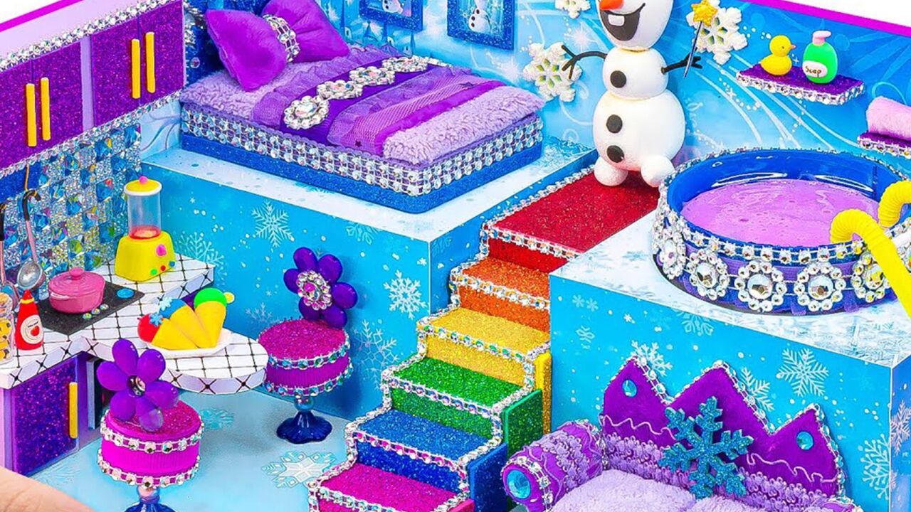 手工打造寒冰系列的房子,是给艾莎公主定制的吗?