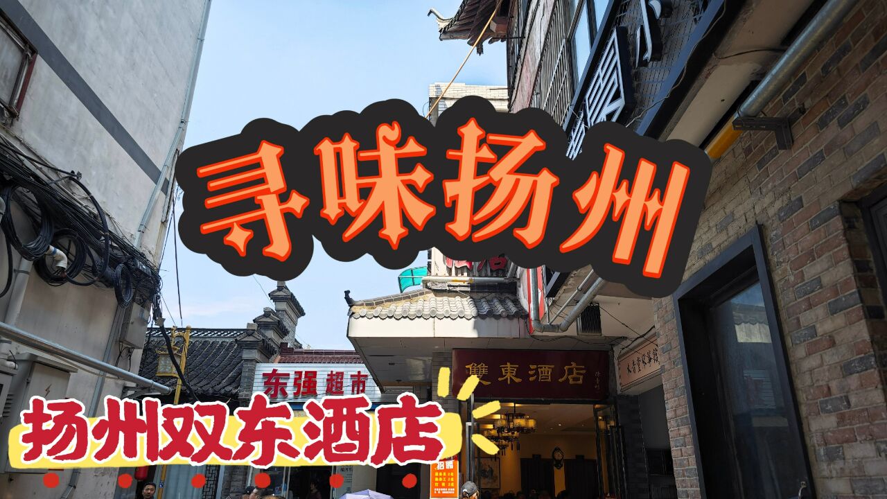 寻味扬州双东酒店,这里主打传统淮扬菜,很适合小朋友们的口味