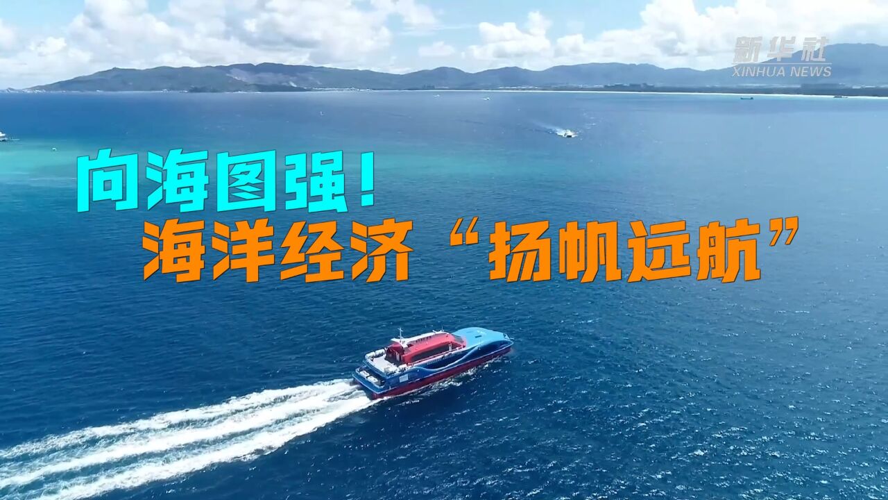 新华全媒 |向海图强!海洋经济"扬帆远航"