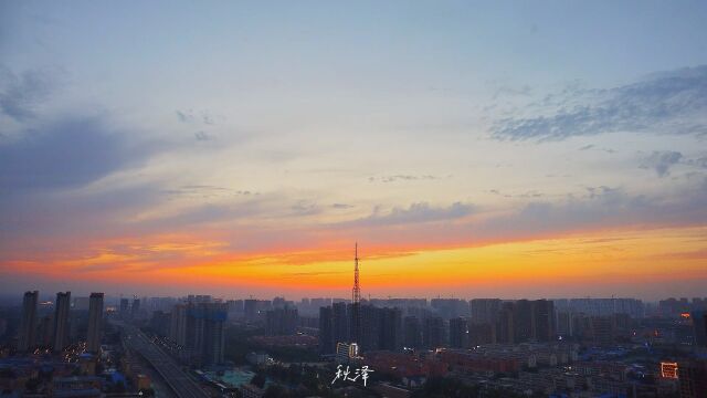 20230605火烧云延时摄影,最美夕阳夜景