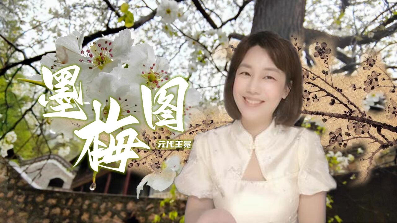 古诗+古画=《墨梅》+《墨梅图》——元代王冕_高清1080P在线观看平台_腾讯视频