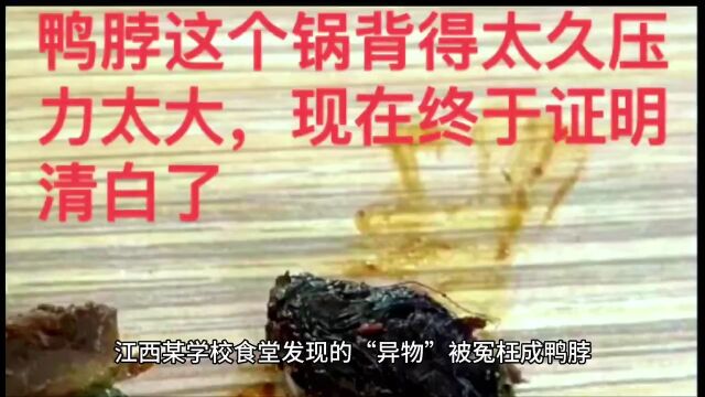 江西“鼠头鸭脖”事件最新定论就是鼠头,终于可以不再做鸭脖了