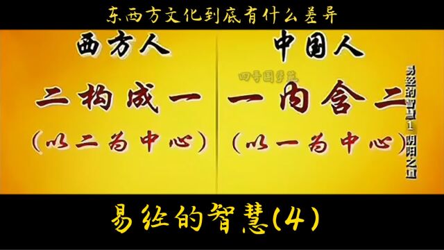 易经的智慧4:东西方到底有什么文化差异?