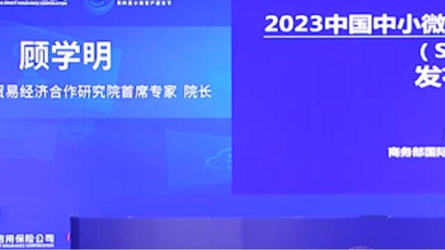 《2023年中国中小微外贸企业出口风险指数报告》正式发布