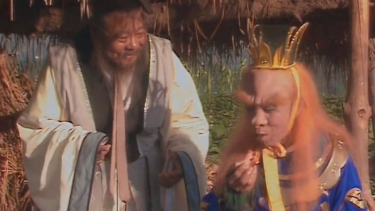 西游记:黄眉大王把唐僧师徒骗进小雷音寺,悟空被困在金钵出不来.