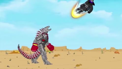 恐龙大派对，小恐龙们被电钻人关了起来，机械龙来救他们！