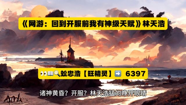 《网游:回到开服前我有神级天赋》林天浩全文在线阅读◇完结热书