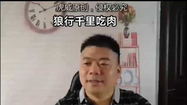 狼行千里吃肉