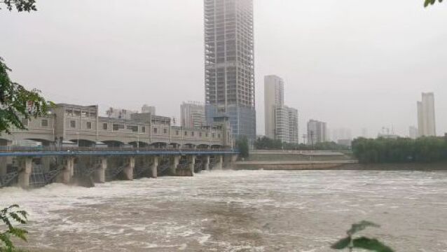 壮观!多图直击!颍河闸开闸!